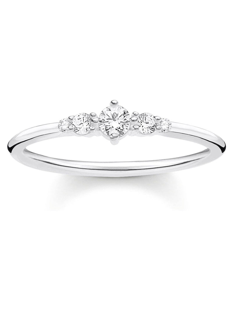 Thomas Sabo White Sparkling Vintage ring (British brand)