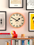 Jones Clocks Fizzy Orange Tiger wall clock 30cm, UK version