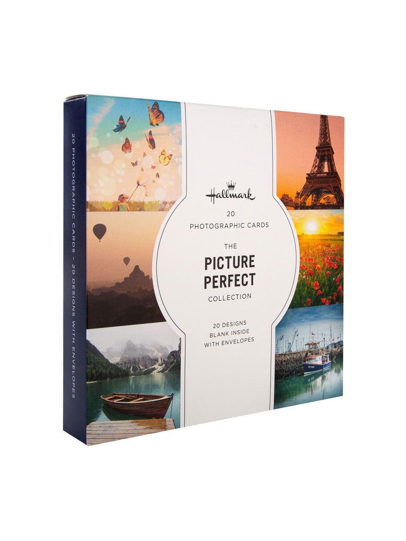 Hallmark Blue 20 Pack Scenic Photographic Blank Cards