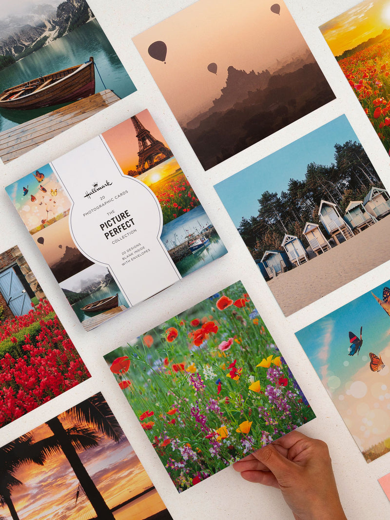 Hallmark Blue 20 Pack Scenic Photographic Blank Cards