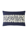 Orla Kiely space blue Sycamore Stripe duvet set, imported from the UK