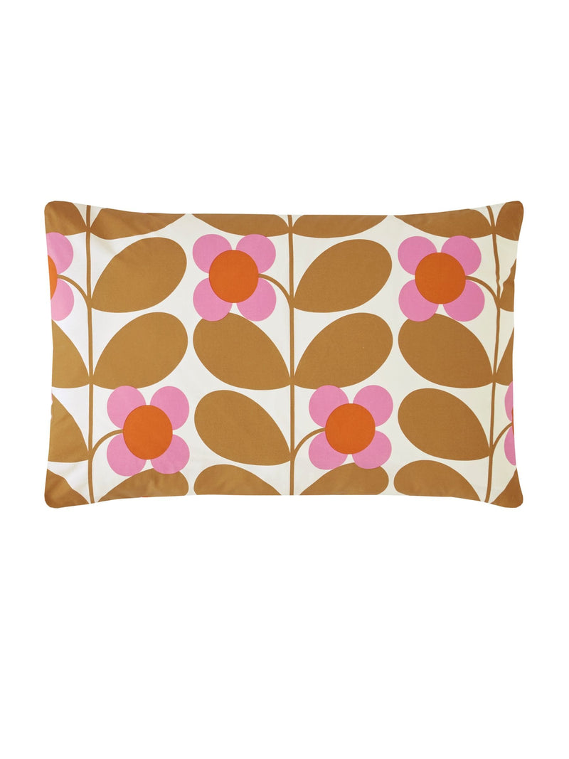 Orla Kiely Saffron Stem Bloom duvet cover set, imported from the UK