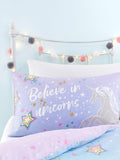 Bedlam Lilac Ombre Unicorn Glow in the Dark Duvet Cover Set - British product