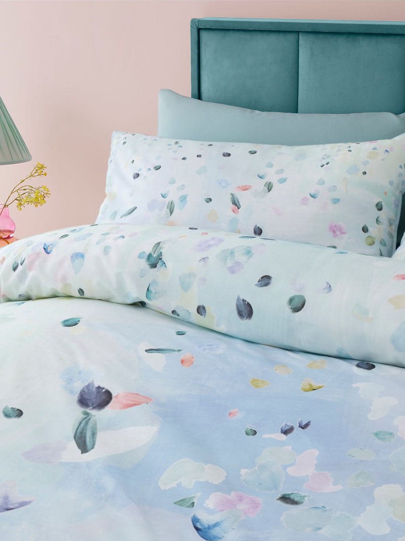 Appletree Duck Egg Alfresco duvet cover set - British product