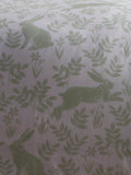 Dreams & Drapes Green Spring Rabbits reversible duvet cover set - British product