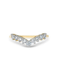 The Diamond Store White 0.50ct H/Si Lab Diamond Wishbone Ring (British brand)