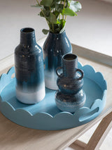 Laura Ashley Blue Laneham Stoneware Vase
