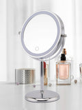 Showerdrape Chrome Iris LED vanity mirror (British brand)