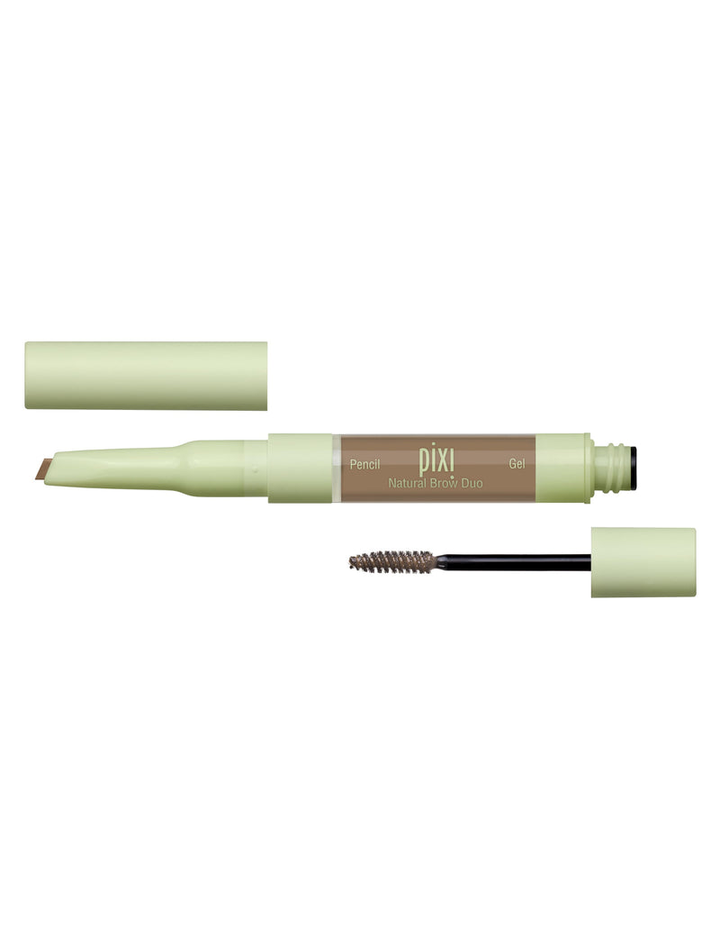 Pixi Natural Brow Duo eyebrow pencil and gel 2.5ml, imported from the UK