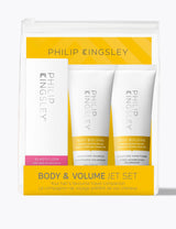 Travel-Sized Three-Step Hair Care Set for Fine Hair with Volume and Shine