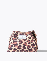 The Flat Lay Co. Leopard Print Open Flat Makeup Bag 52cm Diameter