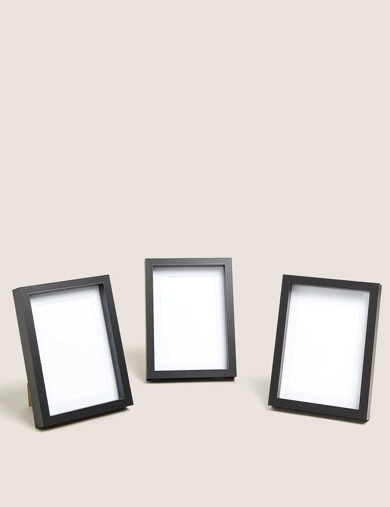 Wood effect photo frames 4x6 inch (British brand)