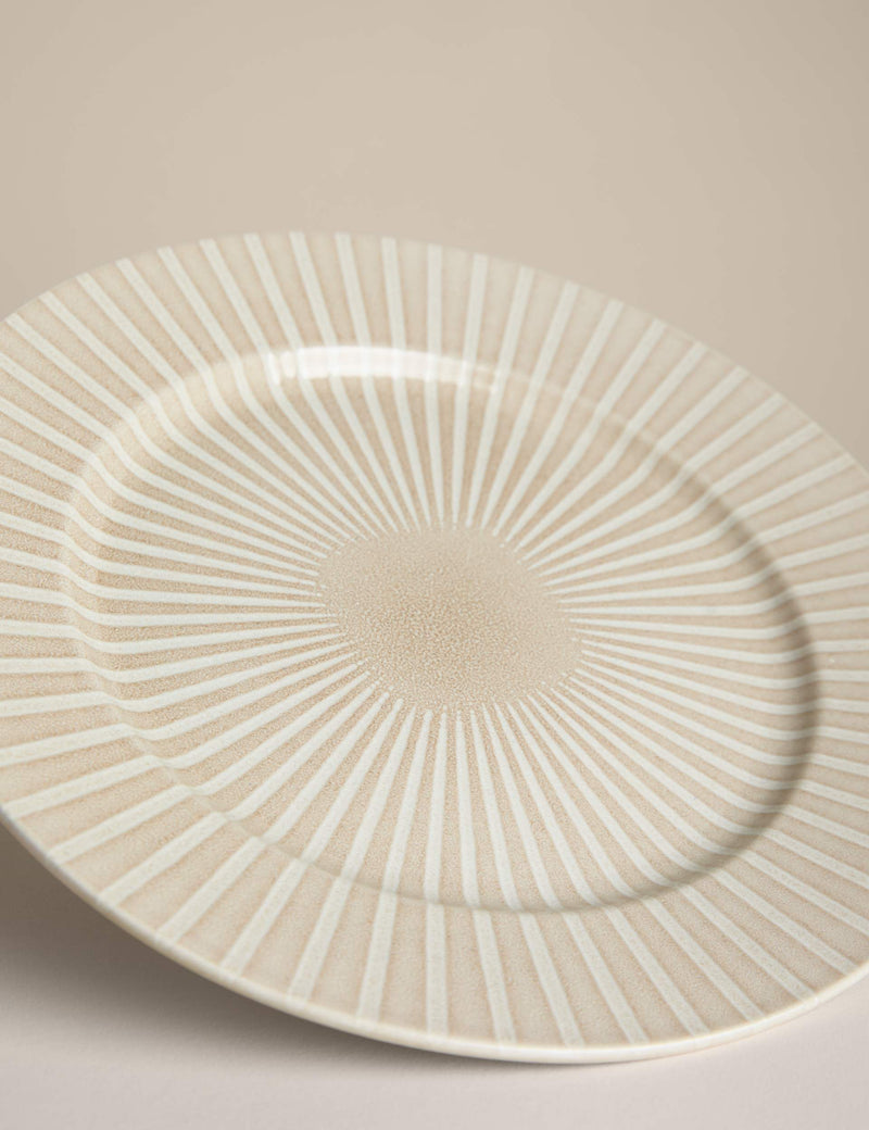 Reactive Stripe Dinner Plate