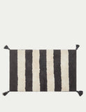 Pure cotton striped bath mat, imported from the UK