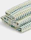 Pure Cotton Spotty Striped Bath Towel, imported from the UK