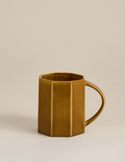 Panelled Tankard Stoneware Mug
