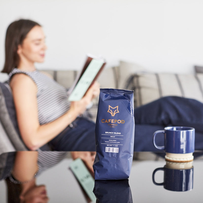 decaf brunch blend coffee beans 200g - British product