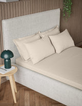 Pure Cotton 300 Thread Count Fitted Bed Sheet