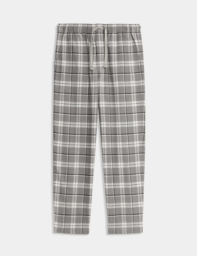 M&S checked loungewear bottoms, imported from the UK