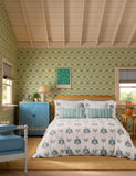 Pure cotton chintz floral bedding set, imported from the UK