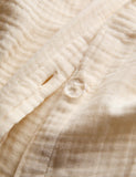Pure cotton embroidered flower bedding set, imported from the UK