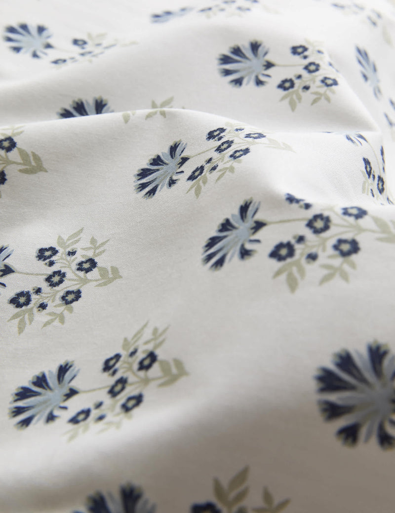 Pure Cotton Floral Ruffle Bedding Set, imported from the UK