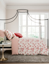 V&A Pure Cotton Garden Rose Bedding Set