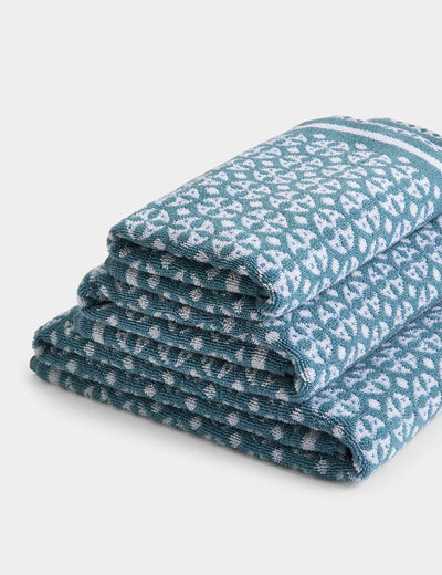 Pure Cotton Geometric Circle Bath Towel