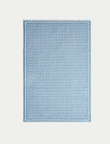 Pure cotton geometric circle bath towel, imported from the UK