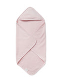 Pure cotton hooded baby towel 750mm x 750mm, imported from the UK