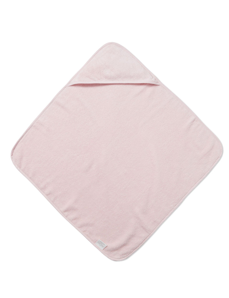 Pure cotton hooded baby towel 750mm x 750mm, imported from the UK