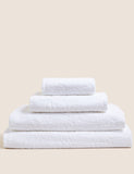 Pure cotton linear floral bath towel, imported from the UK