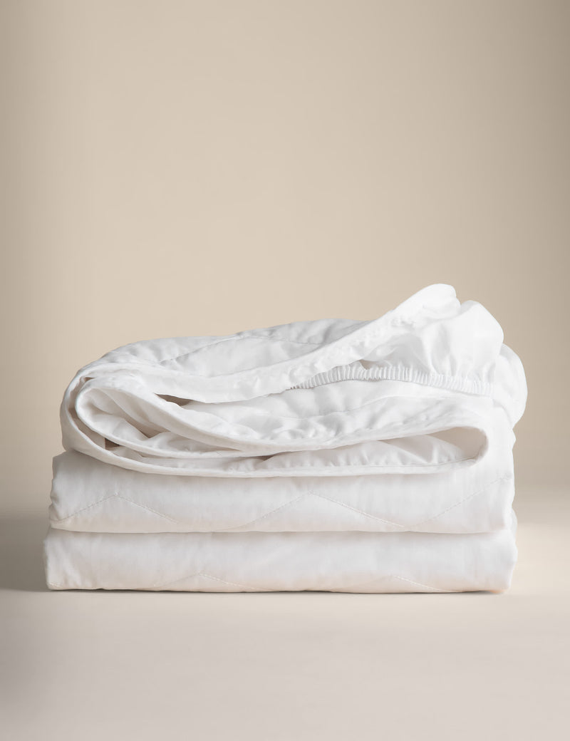 Pure cotton mattress protector, imported from the UK
