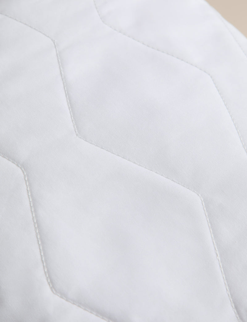 Pure cotton mattress protector, imported from the UK