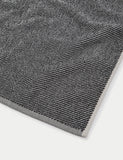 Pure cotton narrow striped bath towel, imported from the UK