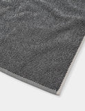 Pure cotton narrow striped bath towel, imported from the UK