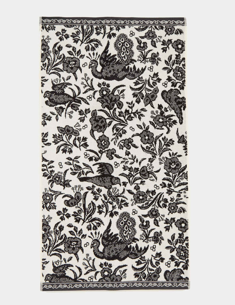 Burleigh X Bedeck Pure Cotton Regal Peacock Towel, imported from the UK