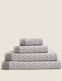 Pure cotton repeat links bath towel, imported from the UK