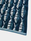 Pure Cotton Sardines Bath Towel, imported from the UK