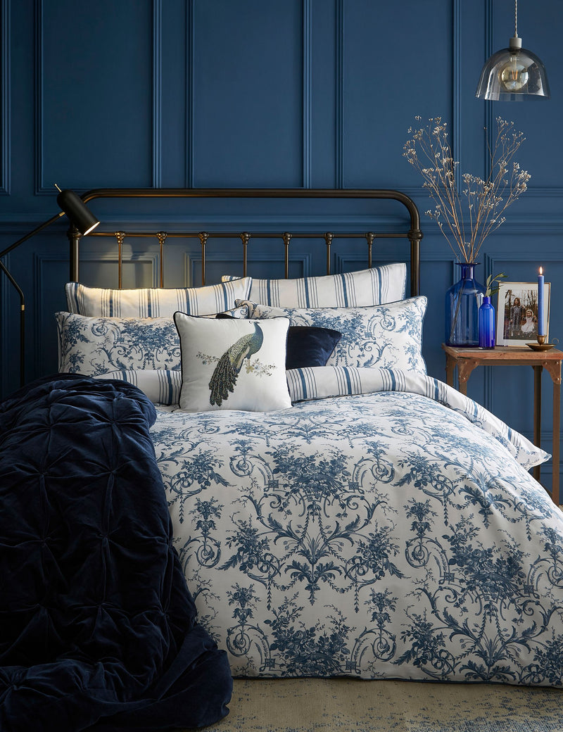 Laura Ashley Pure Cotton Sateen Tuleries Bedding Set, imported from the UK