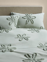 Pure Cotton Tufted Floral Bedding Set