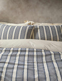 Pure Cotton Tufted Stripe Bedding Set