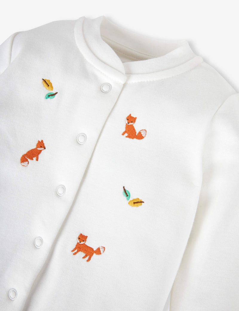 JoJo Maman Bébé baby sleepsuit Woodland 0-9 months, imported from the UK