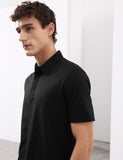 Pure Supima cotton polo shirt regular fit, imported from the UK