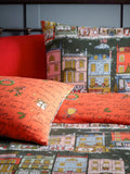 Furn Green Christmas duvet cover set - British product