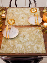 Paoletti Set of 4 Gold Stag Table Placemats