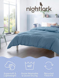 Night Lark 10.5 Tog Coverless Duvet, imported from the UK