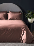 Orange Cotton Sateen Duvet Cover