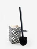 Monochrome Geo Toilet Brush