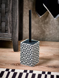Monochrome Geo Toilet Brush